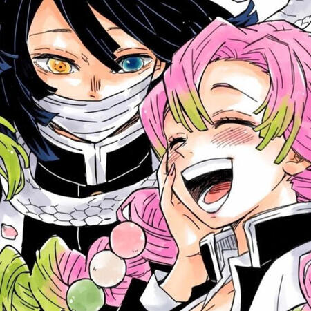 Mitsuri Kanroji and Obanai Iguro