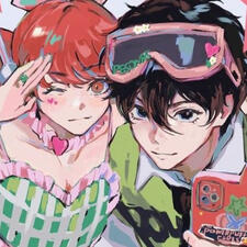 Sumire Yoshizawa and Akira Kurusu